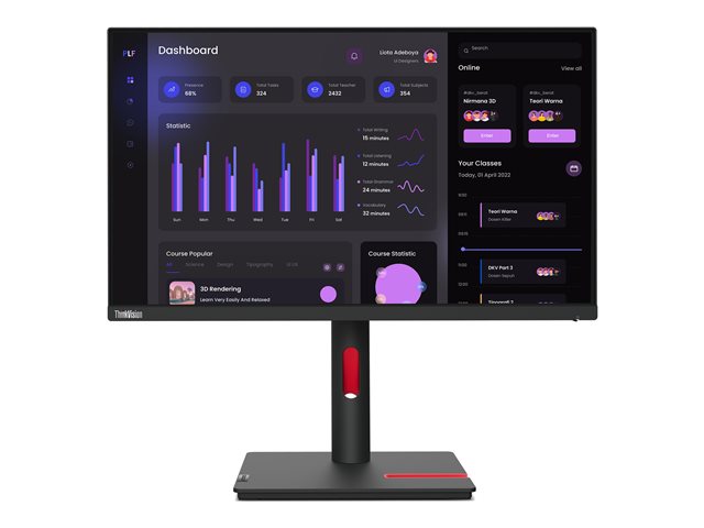 ThinkVision T24i-30 23.8" FHD Monitor - HDMI, DP