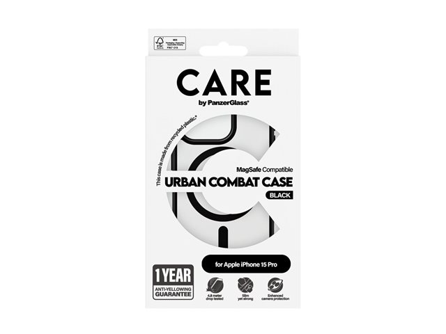 PG CARE Transparent UrbanCombat BK iPhone 15 Pro - immagine 3
