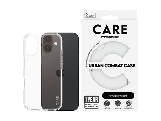 PanzerGlass CARE Transparent UrbanCombat iPhone16 - immagine 4
