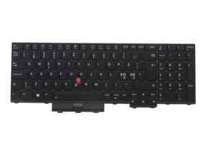 Keyb T15p/P15v G1/G2/G3 - Nordics - BL