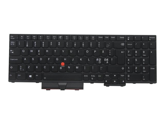 Keyb T15p/P15v G1/G2/G3 - Nordics - BL