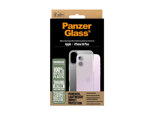 PanzerGlass® HardCase Transparent iPhone 16 Plus - immagine 4