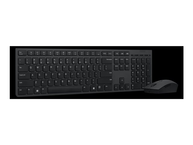 Lenovo Wireless Slim Combo Keyboard + Mouse, DE - immagine 2