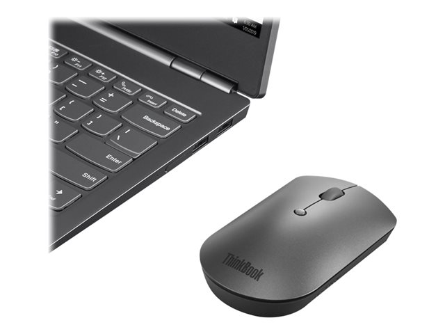 Lenovo Wireless BlueTooth Silent Mouse, Gray
