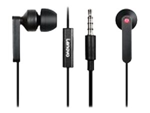 Lenovo In-Ear Headphones, Black