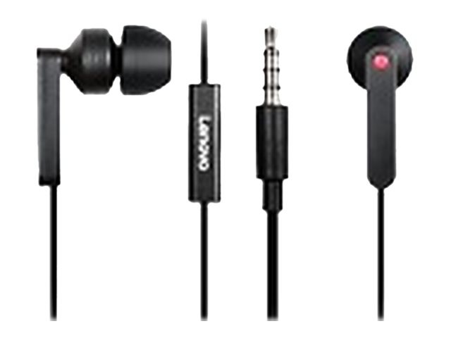 Lenovo In-Ear Headphones, Black