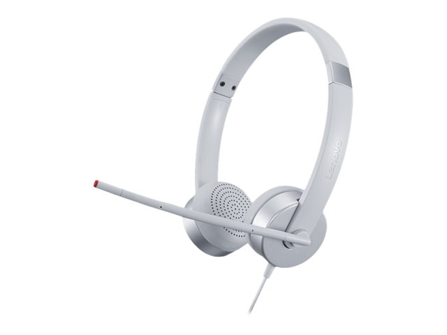 Lenovo 100 Stereo Analog Headset - Grey