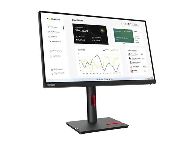 ThinkVision T23i-30 23" FHD Monitor - HDMI, DP - immagine 2