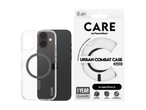 PG®Flagship CaseTransparent Urban BK iPhone16