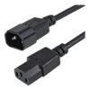Power Cable C13 -> C14, 2.0m, Black