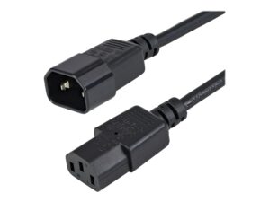 Power Cable C13 -> C14, 2.0m, Black