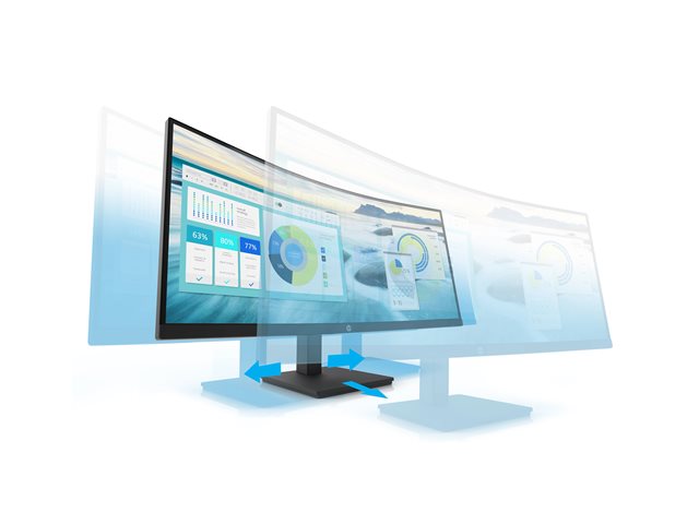 HP P34hc G4 -P-Series WQHD/DP/USB-C 34'' Monitor - immagine 4