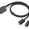 ThinkPad Thunderbolt 4 WS Dock Split Cable 0.7m