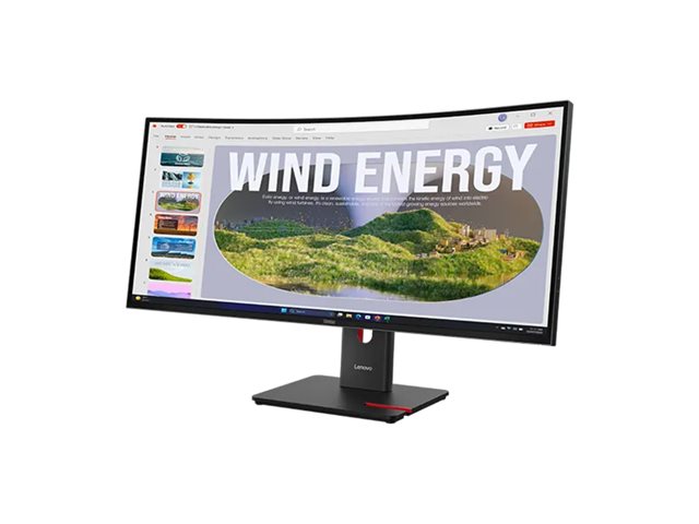 ThinkVision T34WD-40 UWQHD/USB-C 34"Monitor - immagine 2