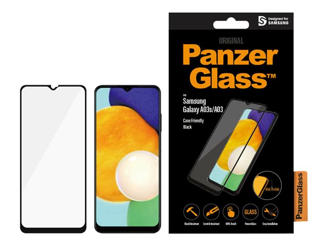 PanzerGlass Samsung Galaxy A03S/A03, Black - immagine 4