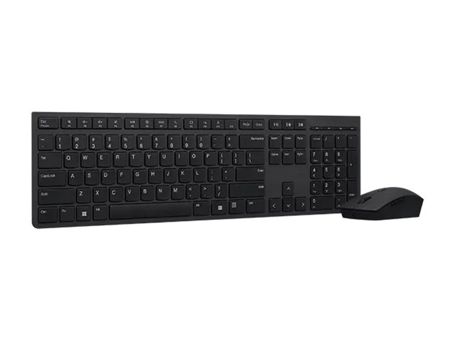 Lenovo Wireless Slim Combo Keyboard + Mouse, DE - immagine 4