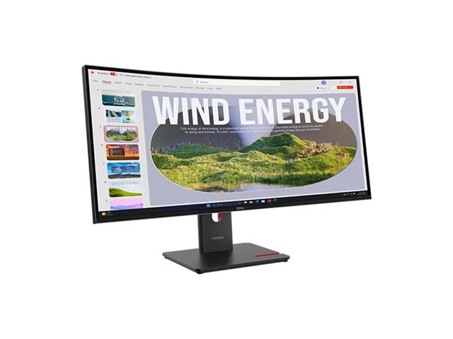 ThinkVision T34WD-40 UWQHD/USB-C 34"Monitor - immagine 3