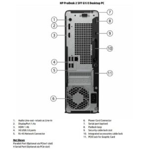 HP ProDesk 2 SFF G1i E – Intel Core i5-14400, 16 GB RAM, SSD 256 GB