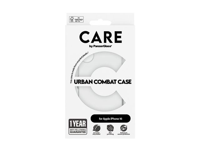 PanzerGlass CARE Transparent UrbanCombat iPhone16 - immagine 3