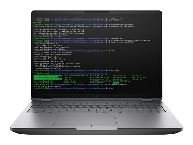 HP ZBook Fury G1i – Intel Core Ultra 7 265HX, 32 GB RAM, SSD 1 TB, 16"