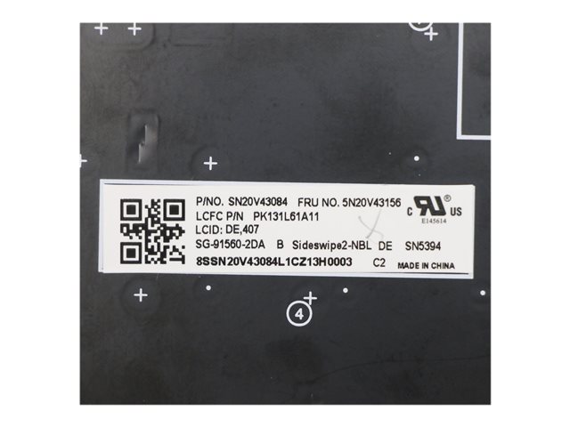 Keyb X13 G1/L13 G2/L13 Yoga G2 DE - immagine 2