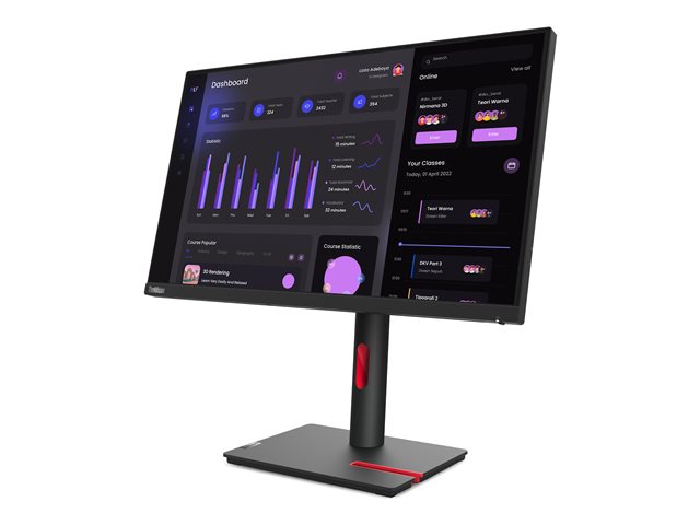 ThinkVision T24i-30 23.8" FHD Monitor - HDMI, DP - immagine 3