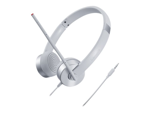 Lenovo 100 Stereo Analog Headset - Grey - immagine 2