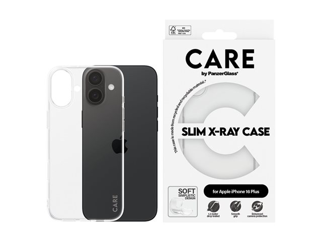 PG Case Transparent X-Ray Soft iPhone 16 Plus - immagine 2