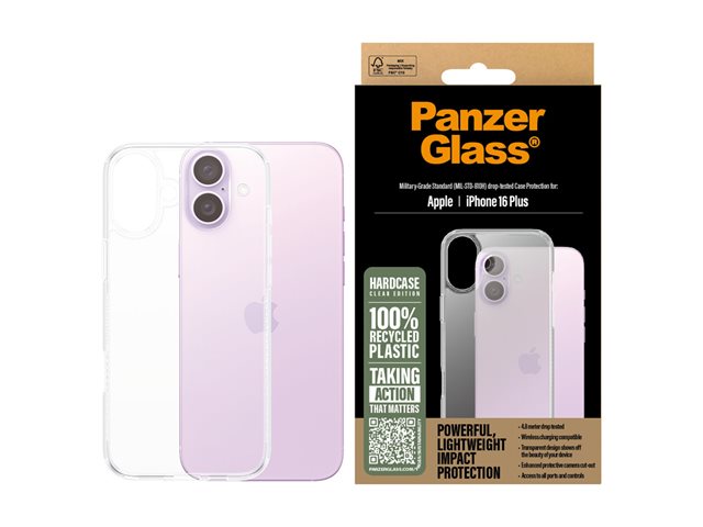 PanzerGlass® HardCase Transparent iPhone 16 Plus