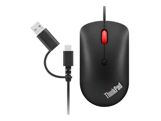 Lenovo ThinkPad USB-C Wired Compact Mouse - immagine 2